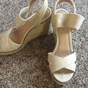 Tan Merona Wedge heels